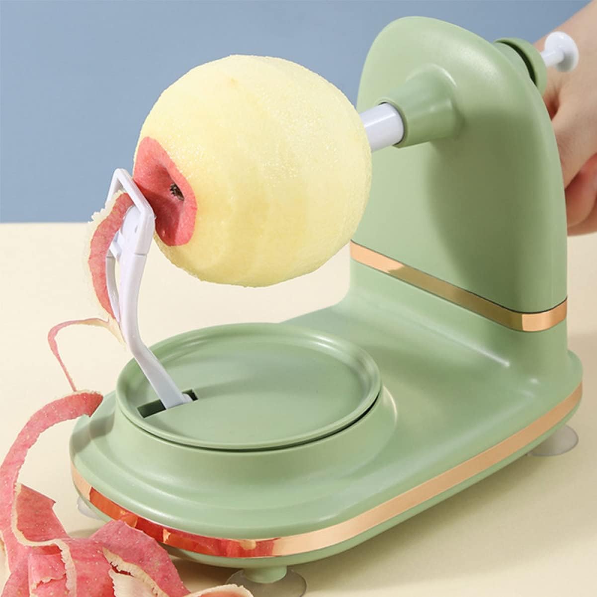 Éplucheur à Pommes - TwistPeelPro™ - Vert Menthe - Sandrine N