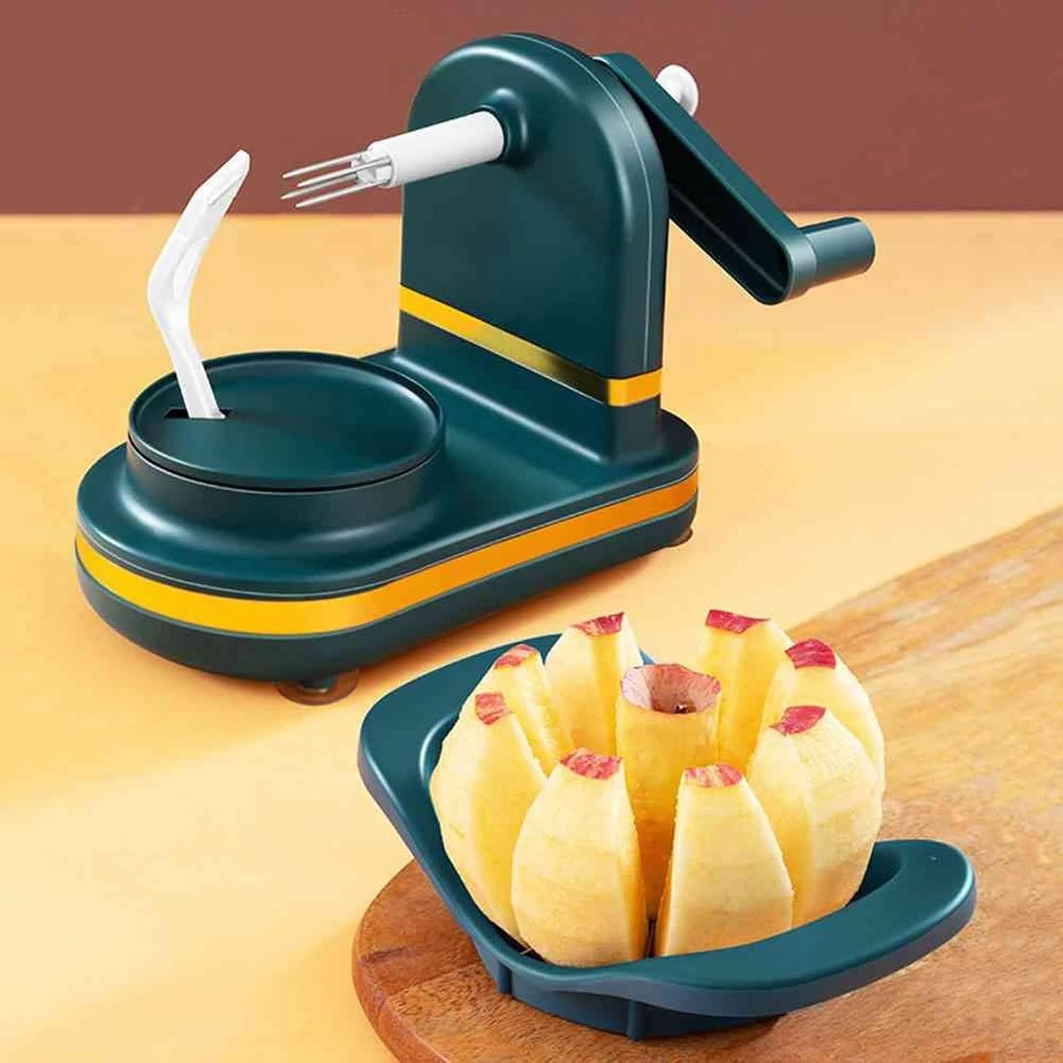 Éplucheur à Pommes - TwistPeelPro™ - Vert Foncé - Sandrine N