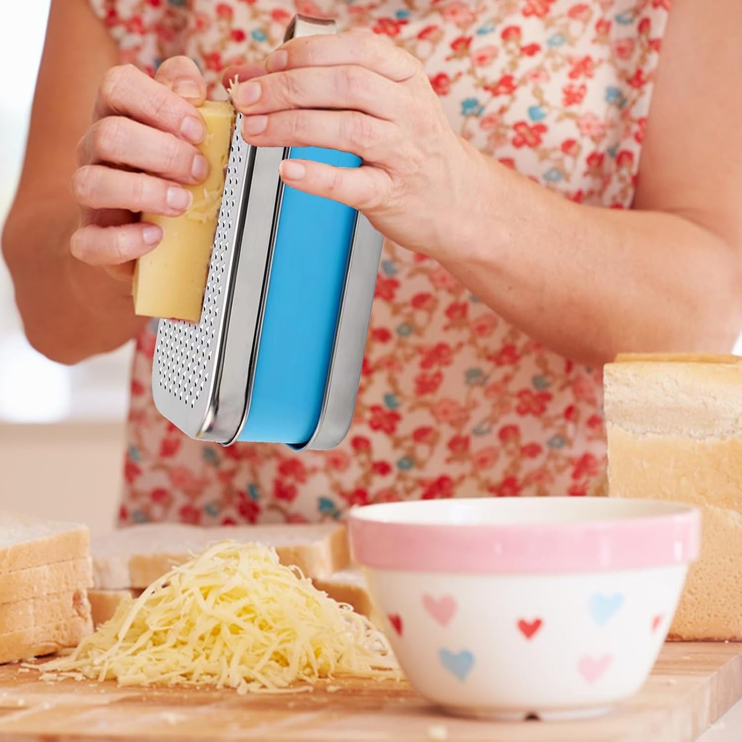 Râpe à Fromage - DualGrater™ - Bleu - Sandrine N